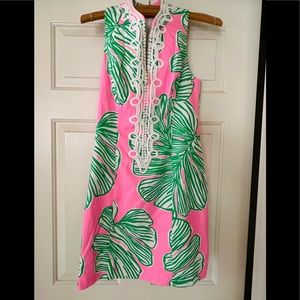 NWT Lilly Pulitzer Alexa stretch shift mandavilla baby who let the fronds out🌸